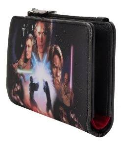 LOUNGEFLY PRE ORDER LOUNGEFLY DISNEY Star Wars Prequel Trilogy Flap Wallet