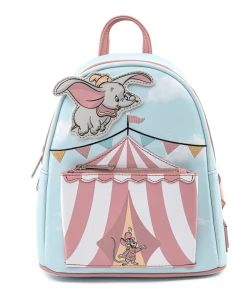 LOUNGEFLY DISNEY DUMBO FLYING CIRCUS TENT MINI BACKPACK