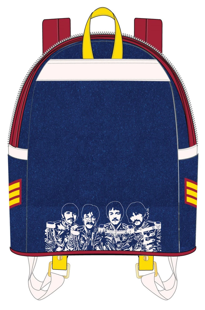 LOUNGEFLY The Beatles Sgt. Pepper's Lonely Hearts Club Band Mini Backpack
