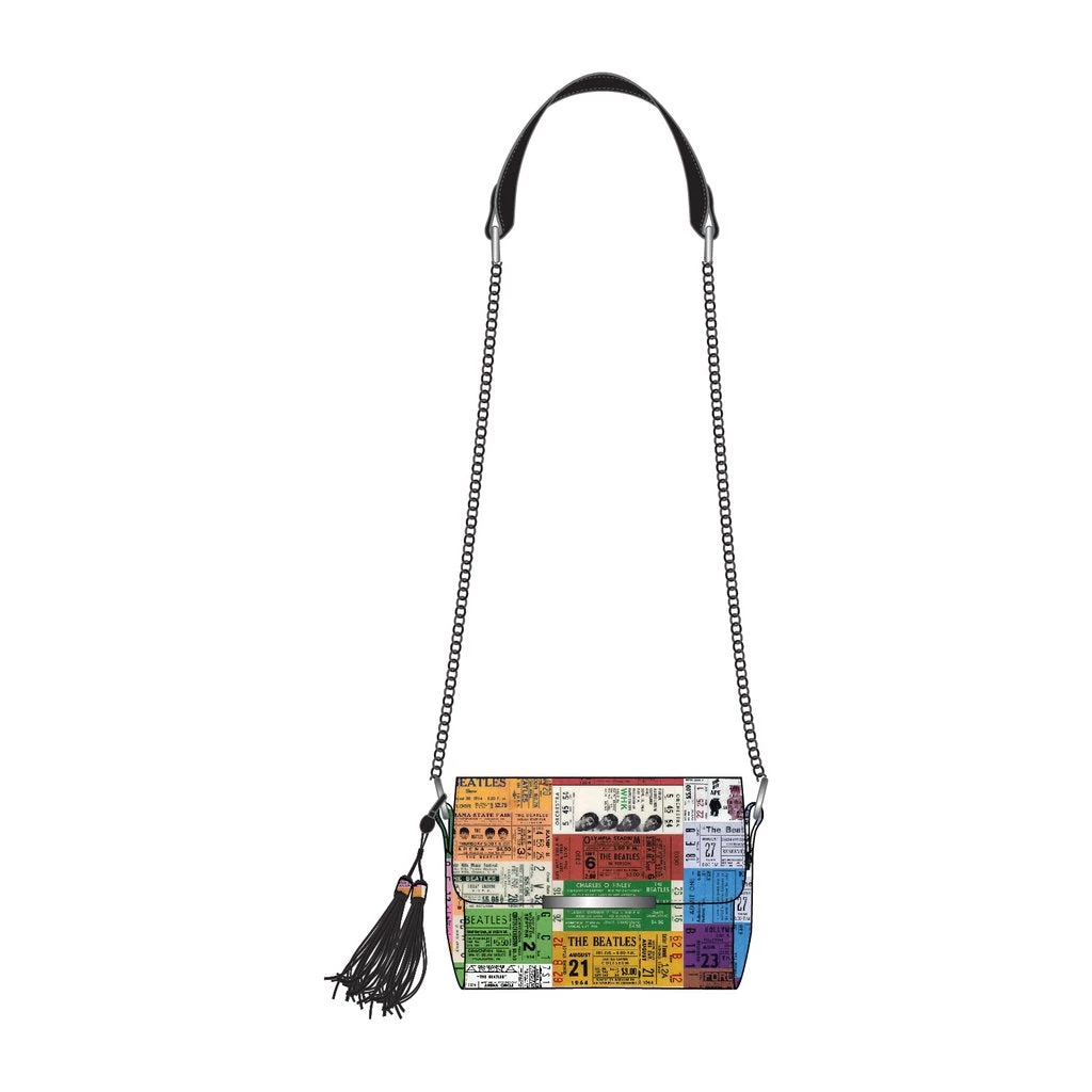LOUNGEFLY OTHER LOUNGEFLY THE BEATLES TICKET STUBS CROSSBODY BAG