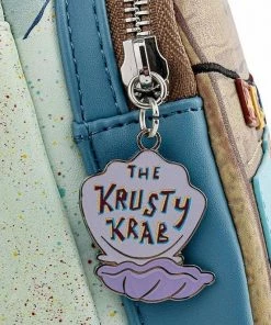 LOUNGEFLY NICKELODEON SPONGEBOB KRUSTY KRAB MINI BACKPACK