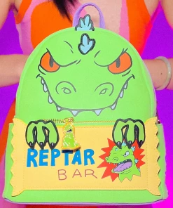 LOUNGEFLY PRE ORDER LOUNGEFLY X COLLECTORS OUTLET EXCLUSIVE RUGRATS REPTAR MINI BACKPACK PRE ORDER