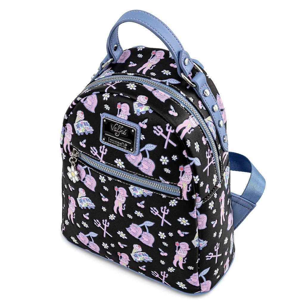 LOUNGEFLY VALFRE LUCY ART AOP MINI BACKPACK
