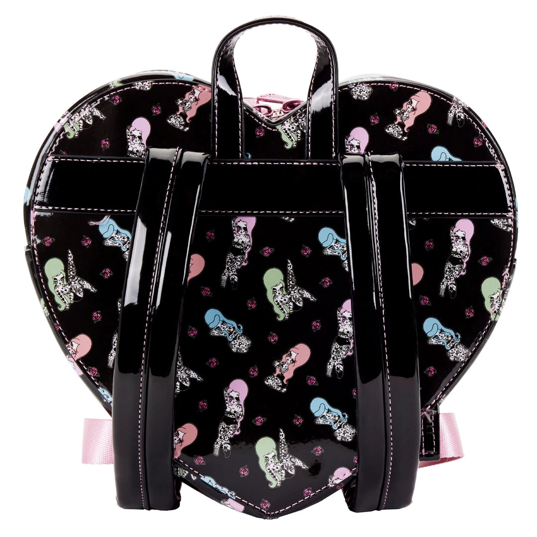 LOUNGEFLY OTHER LOUNGEFLY Valfré Lucy Tattoo Heart Mini Backpack