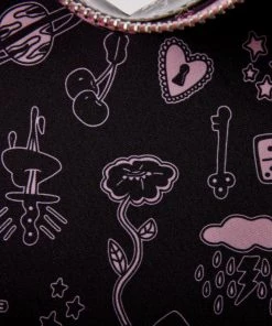 LOUNGEFLY OTHER LOUNGEFLY Valfré Lucy Tattoo Heart Mini Backpack