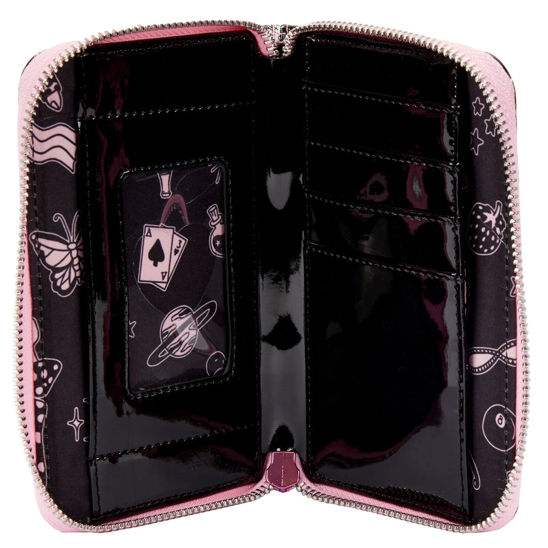 LOUNGEFLY OTHER LOUNGEFLY Valfré Lucy Tattoo Zip Around Wallet