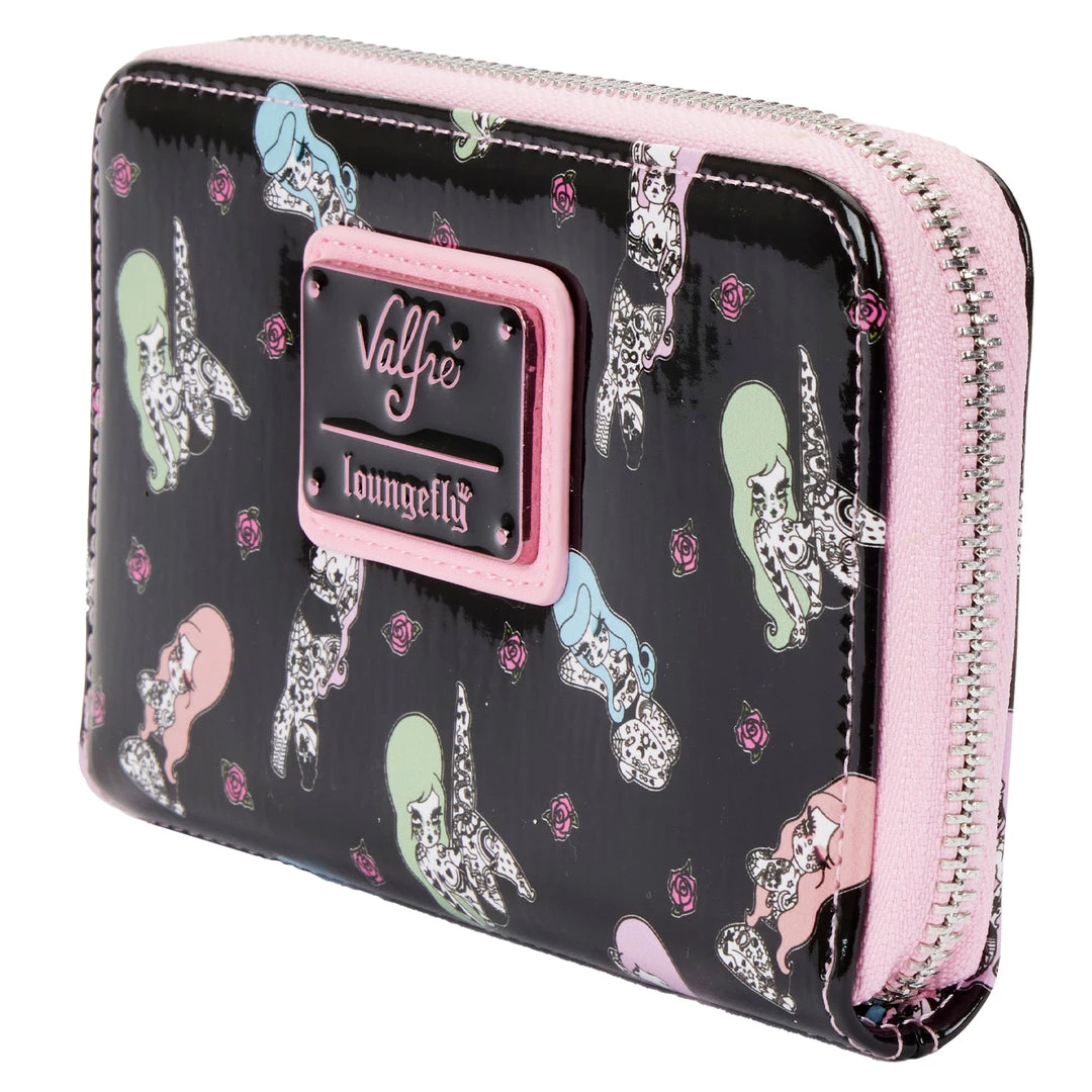 LOUNGEFLY OTHER LOUNGEFLY Valfré Lucy Tattoo Zip Around Wallet