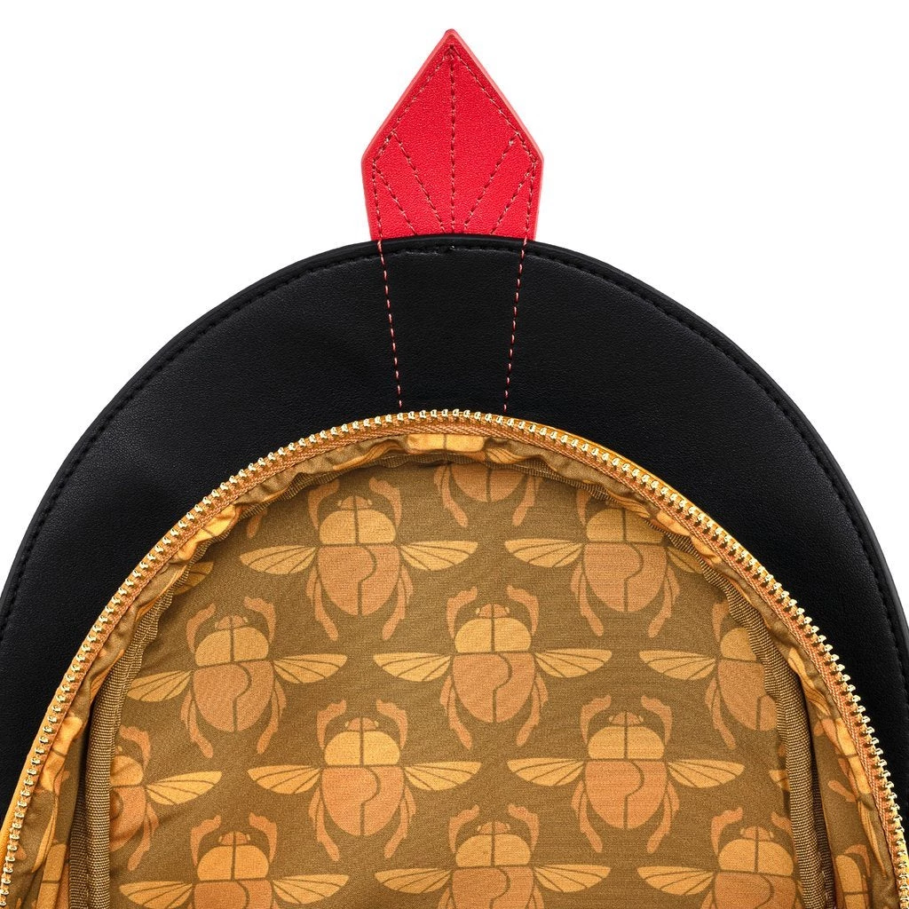 LOUNGEFLY DISNEY ALADDIN JAFAR COSPLAY MINI BACKPACK