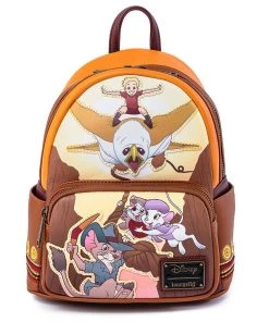 LOUNGEFLY DISNEY THE RESCUERS DOWN UNDER MINI BACKPACK