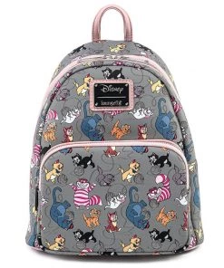 LOUNGEFLY DISNEY CATS AOP MINI BACKPACK