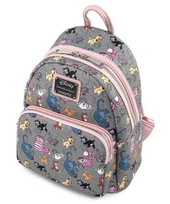 LOUNGEFLY DISNEY CATS AOP MINI BACKPACK