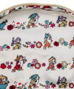 LOUNGEFLY DISNEY SNOW WHITE AND THE SEVEN DWARFS MULTI SCENE MINI BACKPACK