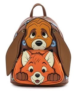 LOUNGEFLY DISNEY FOX & THE HOUND COSPLAY MINI BACKPACK