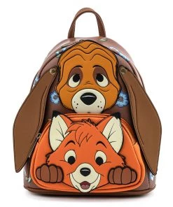 LOUNGEFLY DISNEY THE FOX AND THE HOUND COSPLAY MINI BACKPACK