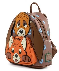 LOUNGEFLY DISNEY THE FOX AND THE HOUND COSPLAY MINI BACKPACK