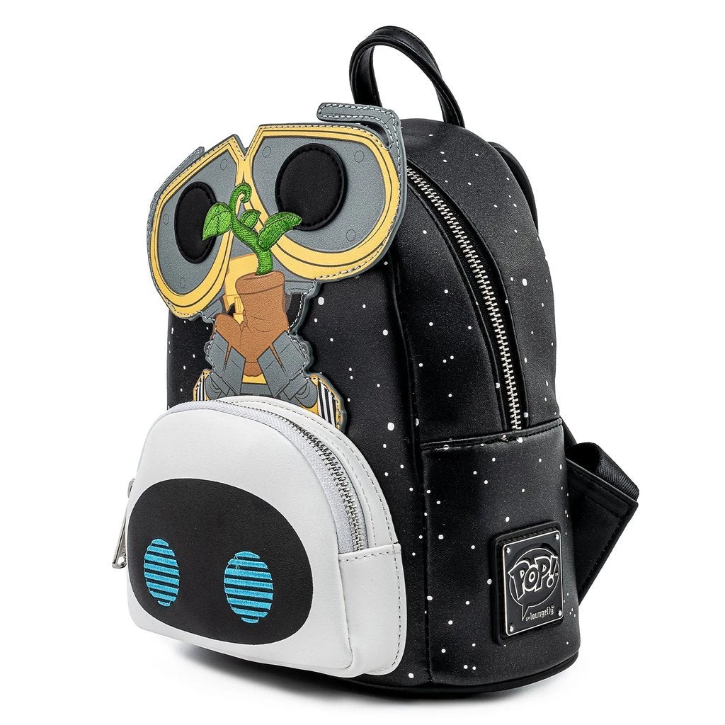 LOUNGEFLY DISNEY PIXAR WALL-E POP EVE BOOT EARTH DAY COSPLAY MINI BACKPACK