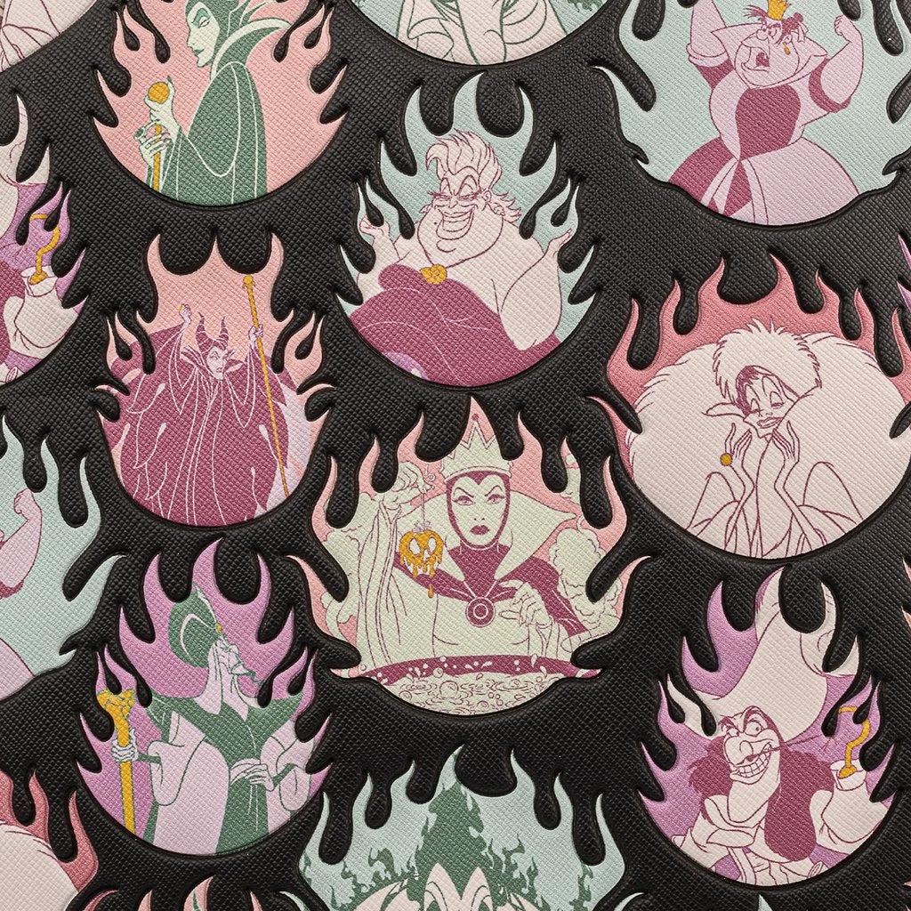 LOUNGEFLY DISNEY VILLAINS FLAMES MINI BACKPACK