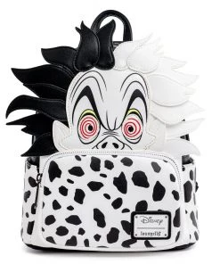 LOUNGEFLY DISNEY CRUELLA DE VIL COSPLAY MINI BACKPACK