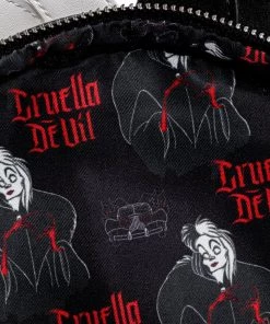 LOUNGEFLY DISNEY CRUELLA DE VIL COSPLAY MINI BACKPACK