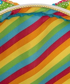 LOUNGEFLY DISNEY SEQUIN RAINBOW MINNIE MOUSE MINI BACKPACK