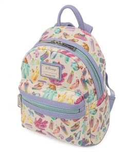 LOUNGEFLY DISNEY PRINCESS CRYSTAL SIDEKICKS MINI BACKPACK