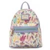 LOUNGEFLY DISNEY PRINCESS CRYSTAL SIDEKICKS MINI BACKPACK