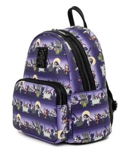 LOUNGEFLY DISNEY THE NIGHTMARE BEFORE CHRISTMAS HALLOWEEN LINE MINI BACKPACK
