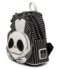 LOUNGEFLY DISNEY THE NIGHTMARE BEFORE CHRISTMAS HEADLESS JACK SKELLINGTON MINI BACKPACK IN STOCK!