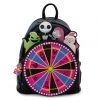 LOUNGEFLY DISNEY THE NIGHTMARE BEFORE CHRISTMAS OOGIE BOOGIE WHEEL MINI BACKPACK IN STOCK!