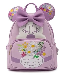 LOUNGEFLY DISNEY MINNIE MOUSE FLORAL MINI BACKPACK
