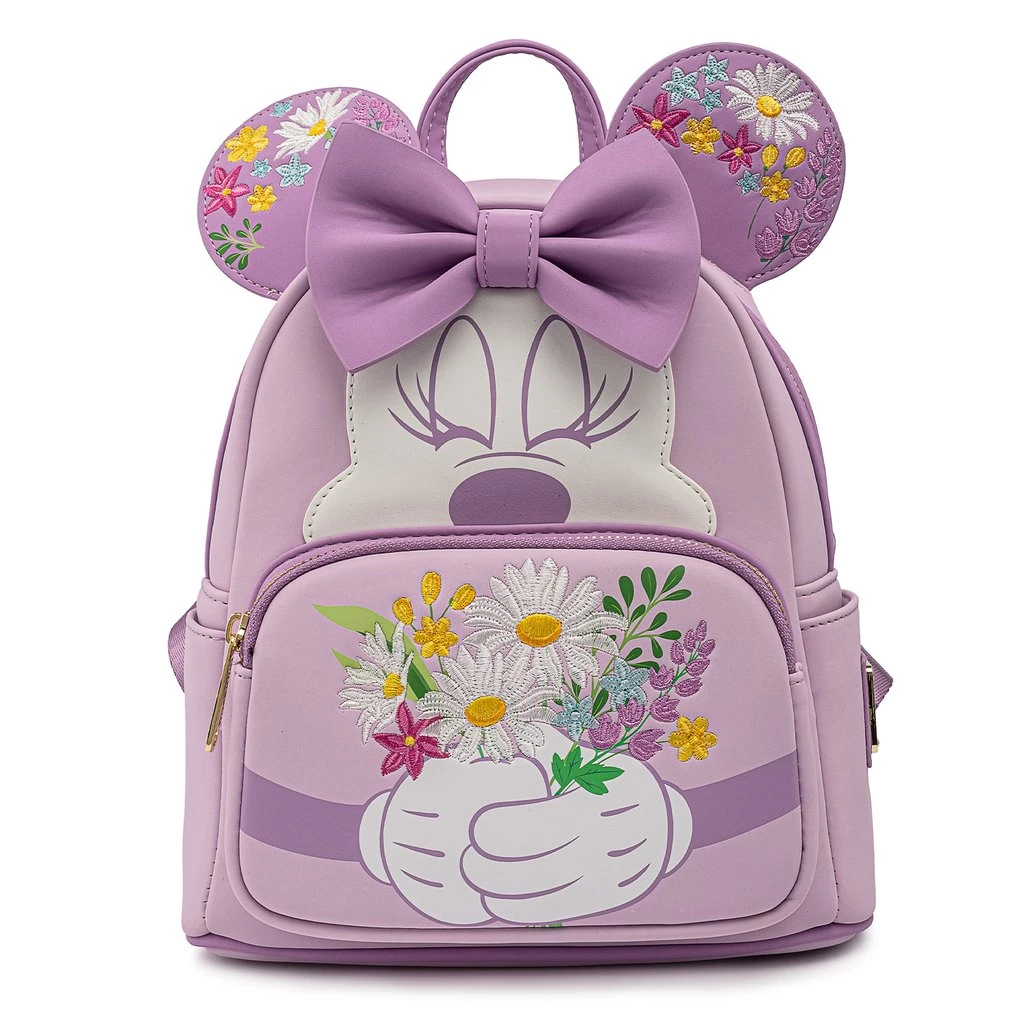 LOUNGEFLY DISNEY MINNIE MOUSE FLORAL MINI BACKPACK