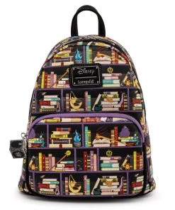 LOUNGEFLY DISNEY VILLAINS BOOKS MINI BACKPACK