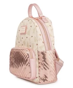 LOUNGEFLY DISNEY ULTIMATE PRINCESS SEQUIN MINI BACKPACK IN STOCK NOW!