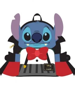LOUNGEFLY DISNEY LILO & STITCH VAMPIRE STITCH BOW TIE MINI BACKPACK PRE-ORDER SEPT