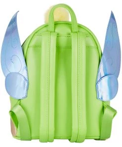 LOUNGEFLY DISNEY TINKERBELL W/ IRIDESCENT WINGS MINI BACKPACK COLLECTORS OUTLET EXCLUSIVE