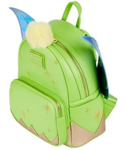 LOUNGEFLY DISNEY TINKERBELL W/ IRIDESCENT WINGS MINI BACKPACK COLLECTORS OUTLET EXCLUSIVE