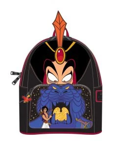 LOUNGEFLY DISNEY ALADDIN JAFAR VILLAINS SCENE MINI BACKPACK LOUNGEFLY SALE!