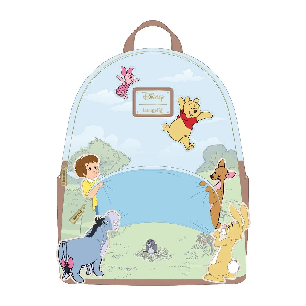 LOUNGEFLY DISNEY WINNIE THE POOH 95TH ANNIVERSARY MINI BACKPACK