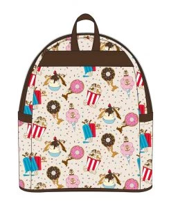 LOUNGEFLY DISNEY CHIP AND DALE SWEET TREATS MINI BACKPACK