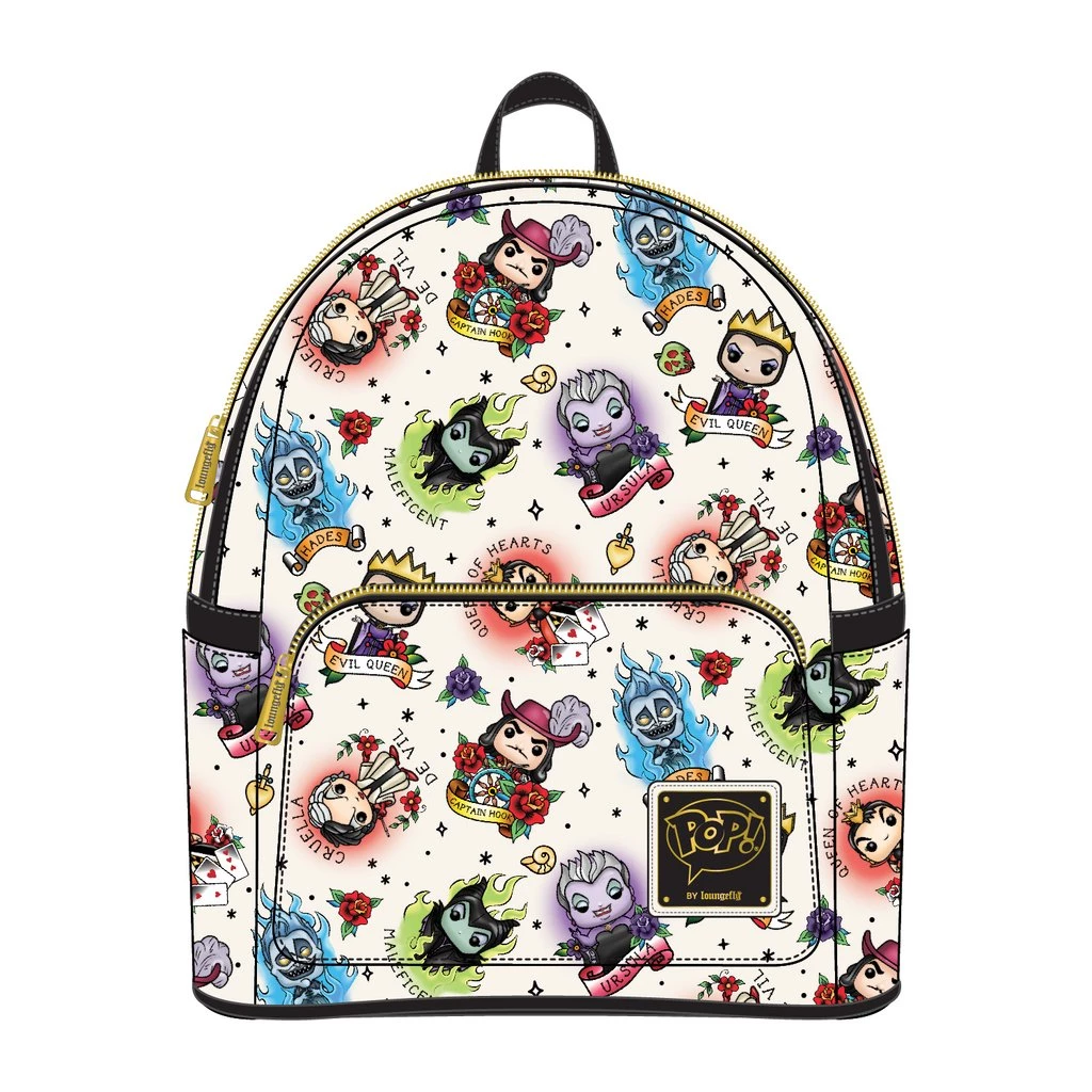 FUNKO POP! BY LOUNGEFLY DISNEY VILLAINS TATTOO MINI BACKPACK
