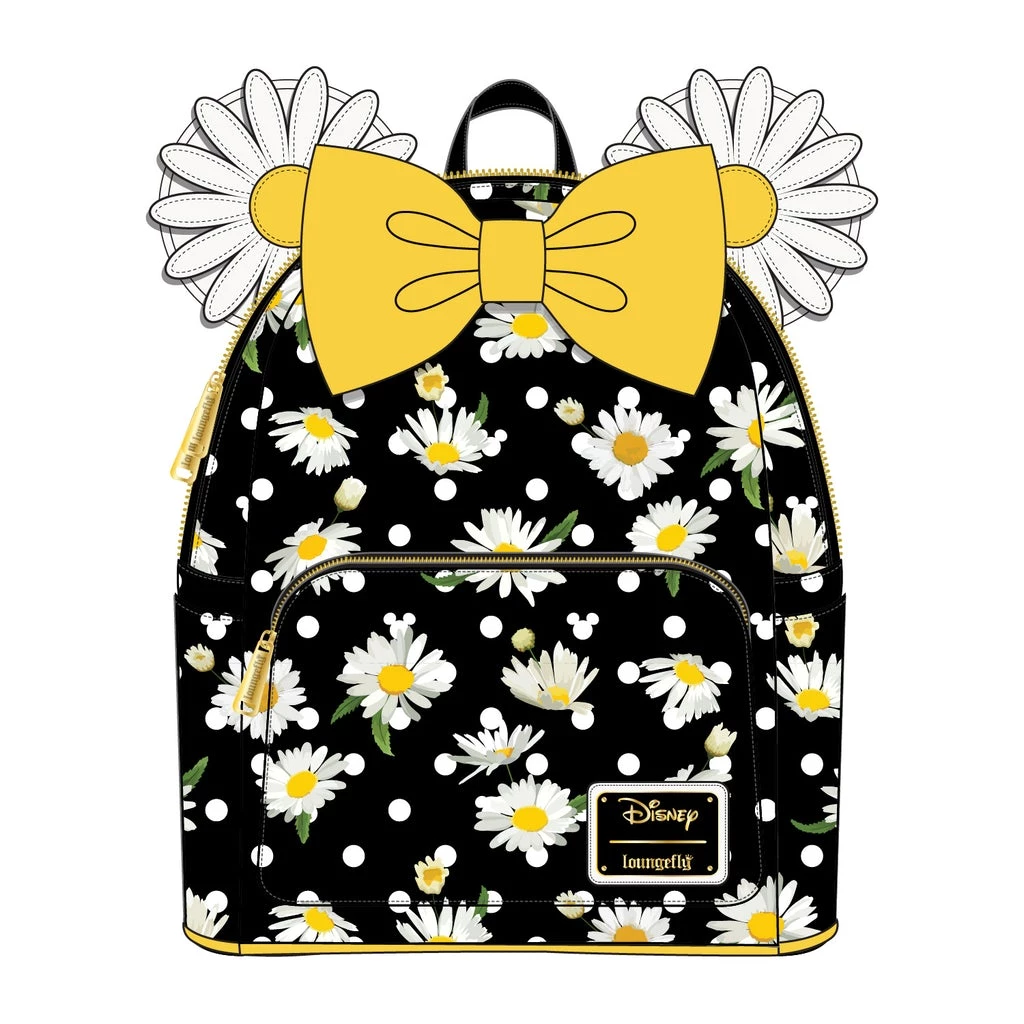 LOUNGEFLY DISNEY Minnie Mouse Daisy Mini Backpack
