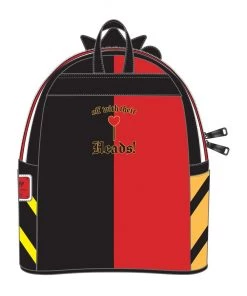 LOUNGEFLY DISNEY Alice In Wonderland Queen Of Hearts Villains Scene Mini Backpack