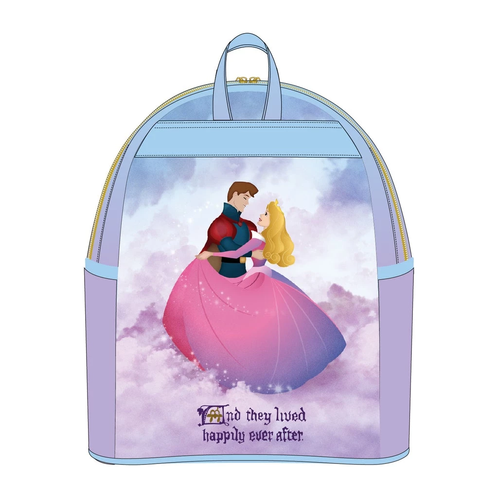 LOUNGEFLY PRE ORDER LOUNGEFLY DISNEY Sleeping Beauty Castle Mini Backpack PRE-ORDER FEB CATALOG