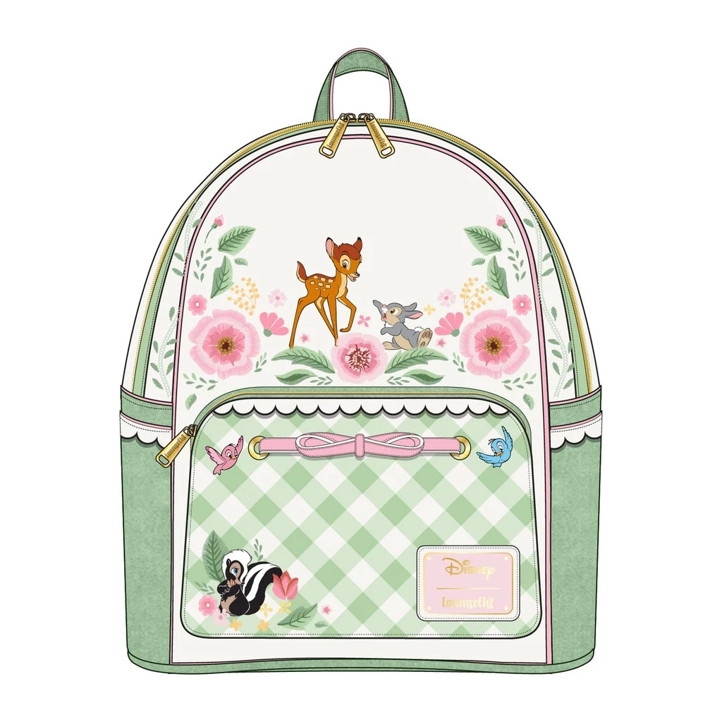 LOUNGEFLY PRE ORDER LOUNGEFLY DISNEY Bambi Spring Time Mini Backpack PRE-ORDER FEB CATALOG