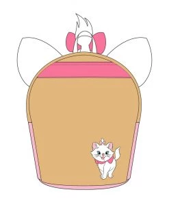 LOUNGEFLY DISNEY Marie Sprinkle Cupcake Cosplay Mini Backpack