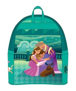 LOUNGEFLY Disney Tangled Rapunzel Castle Mini Backpack