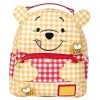 LOUNGEFLY DISNEY Winnie The Pooh Gingham Cosplay Mini Backpack