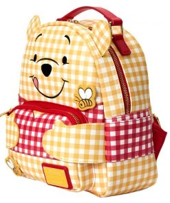 LOUNGEFLY DISNEY Winnie The Pooh Gingham Cosplay Mini Backpack