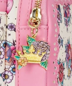 LOUNGEFLY DISNEY Princess Floral Tattoo Mini Backpack