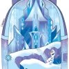 LOUNGEFLY DISNEY Frozen Princess Elsa Castle Mini Backpack